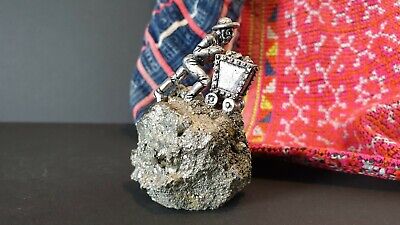 Old Rhombic Pyrite Crystal Cluster From Peru…beautiful collection & display