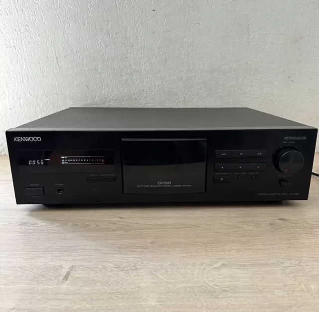 Platine Hifi Kenwood KX-3080 Two Head Stereo Cassette Deck (1996-98)