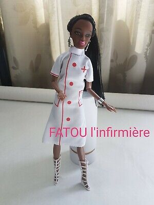 poupée noire africaine brune métisse jouet barbie afro cadeau anniversaire