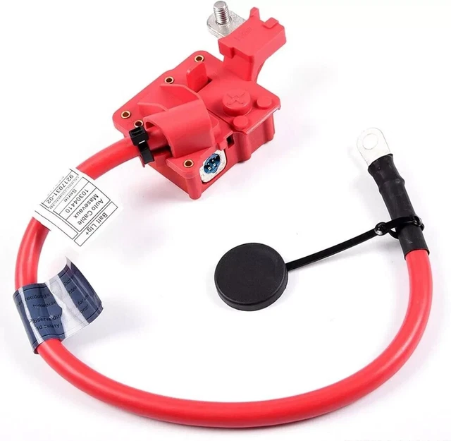 Câble De Batterie Positif Pour BMW E82 E84 E88 E90 E91 E92 X1 – Pièce Remplacement Référence 61129217031 – Rouge, Métal/ABS