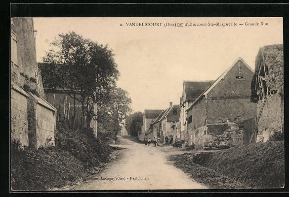 CPA Vandelicourt, Grande Rue