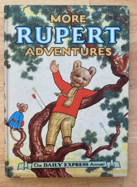 Rupert Bear Annual 1952 Inscribed Not Price Clipped Bright boards Fine example