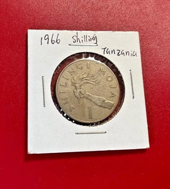1966 1 Shilling Tanzanie Pièce de Monnaie - Beau World Monnaie