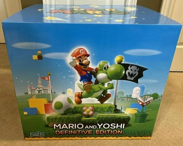 FIRST4FIGURES SUPER MARIO ET YOSHI DITION D FINITIVE flambant