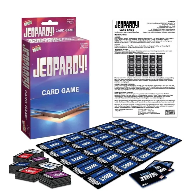 Jeopardy Card Game - Travel Sized 3