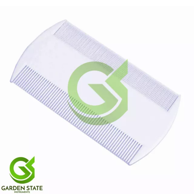 Hair lice Comb Fine Tooth Head Lice & Hair Dust Removal Kid Comb White Plastic