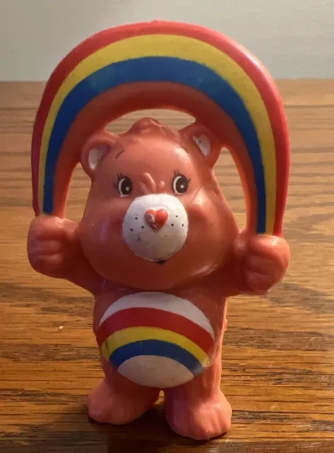 Vintage Rainbow Care Bear Cheer Bear Figure