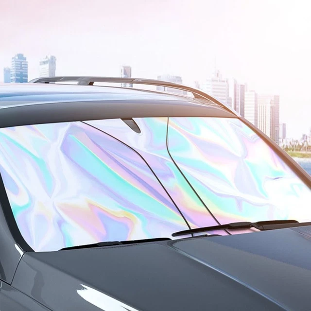 ANTI GLARE WINDSHIELD Sun Shade UV Reflection Windshield Visor Car £48. ...