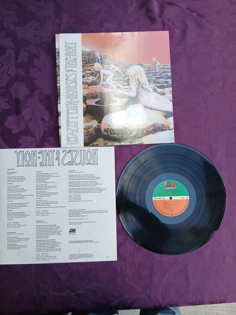 LED ZEPPELIN HOUSES of the Holy Vinyl LP Atlantic K50014 Ex Vinyl