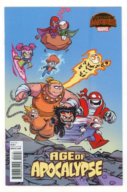 Marvel Comics X-MEN: AGE OF APOCALYPSE (2015) #1 SKOTTIE YOUNG Variant Cover