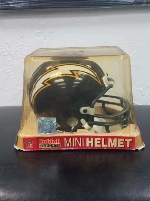 Nib San Diego Chargers Vsr4 Riddell Mini Nfl Football Helmet Logo