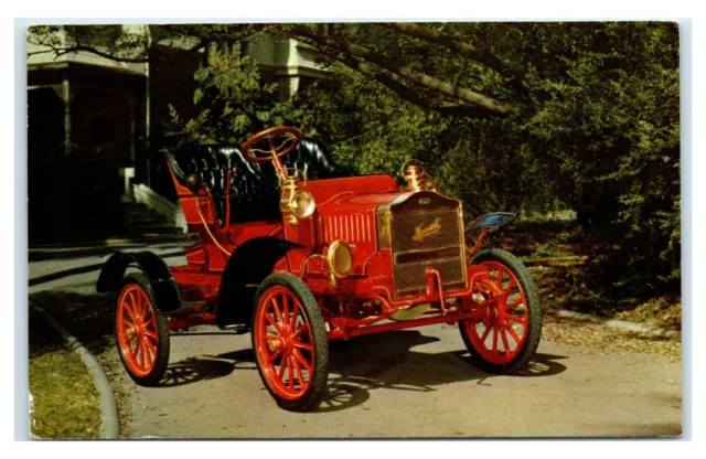 Postcard 1907 Maxwell Antique Auto 1967 Boyer Motors Riverside CA Dealer Ad F2