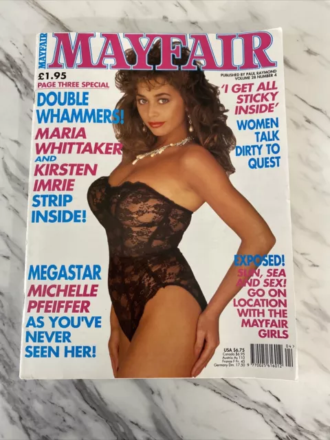 Vintage Mayfair Magazine volume 28 number 4 Kirsten Imrie, Shanine