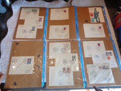 Lot + Classeur : 48 Cartes Lettre Enveloppe Premier Jour 1er Guerre Résistance
