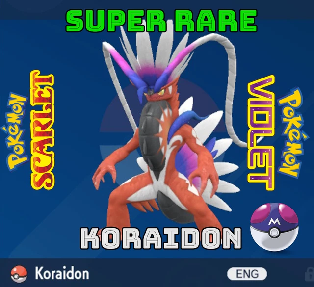 Carte Pokemon Koraidon ⭐️ 124/198 Holo Rare Écarlate Et Violet - Foto 7