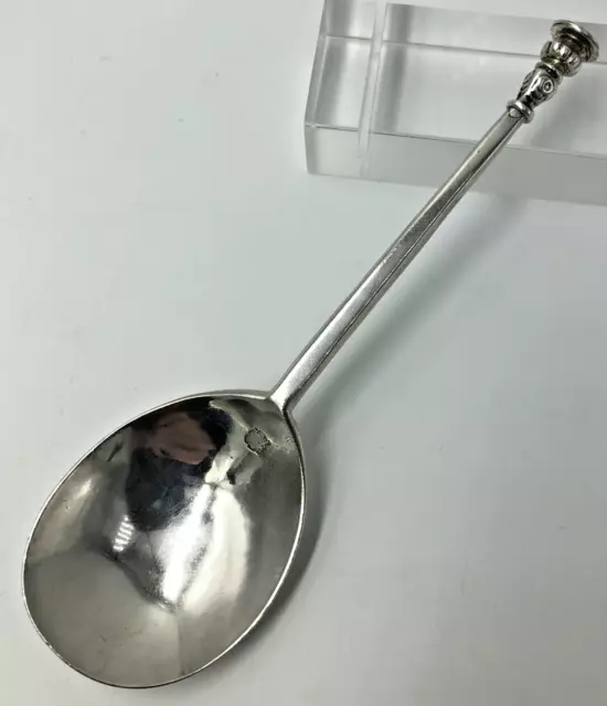 Elizabeth I Silver Seal Top Spoon Patrick Brue 1602 "owl top"