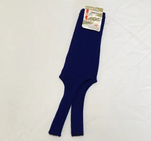 Vintage twin city's nylon sport socks blue stir up baseball socks never worn