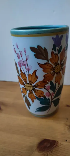 Gouda Holland Dutch Pottery Flora Vase Rio - 1511 - 18 Cm Tall