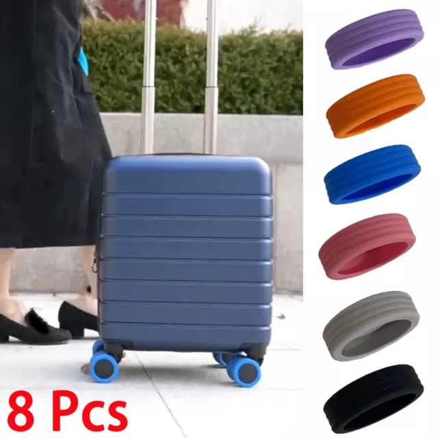 Protection de roues de bagages – Housse de roues en silicone pour