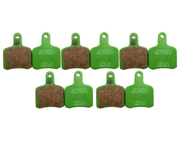 Go Kart 5 Sets/Pairs of EBC FA540s Green Soft OTK Tony Kart Soft Brake Pads Race