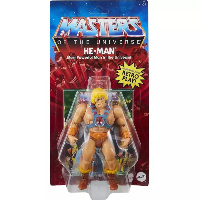 ​Masters of the Universe Origins He-Man Action Figure Battle Character Toy