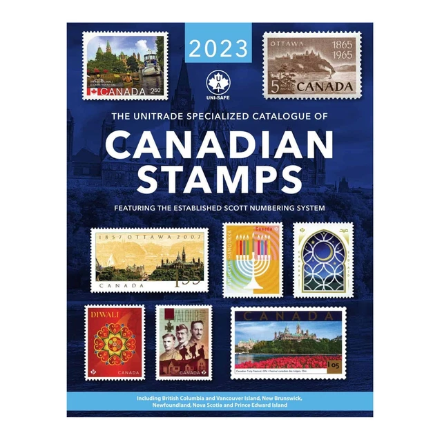 UNITRADE 2023 SPECIALISED Catalogue of Canadian Stamps Softcover in