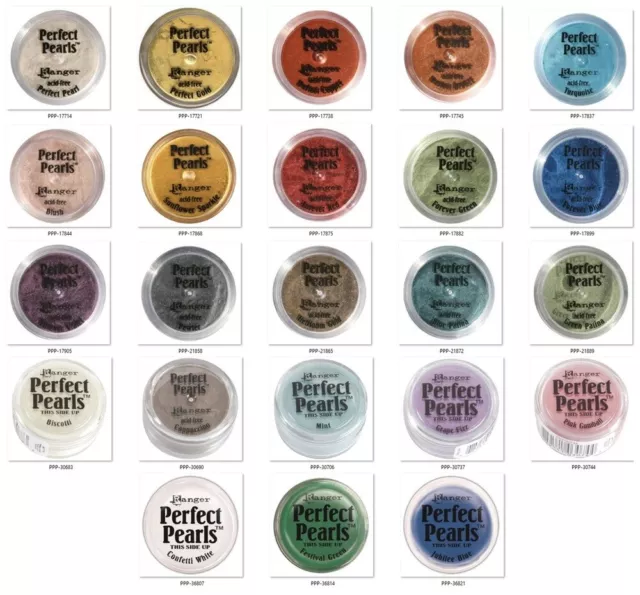 Ranger Perfect Pearls Pigment Powder 0.25oz - Choose from 26 Colours