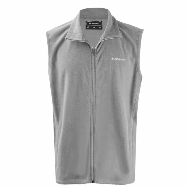 DONNAY ZIP GILET Mens Gents Sleeveless Jacket Lightweight Seamless