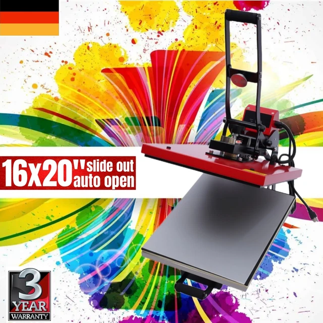 Vakuum Transferpresse 40X50 T-Shirt Hitzepresse Transfer Maschine Textildruck CE