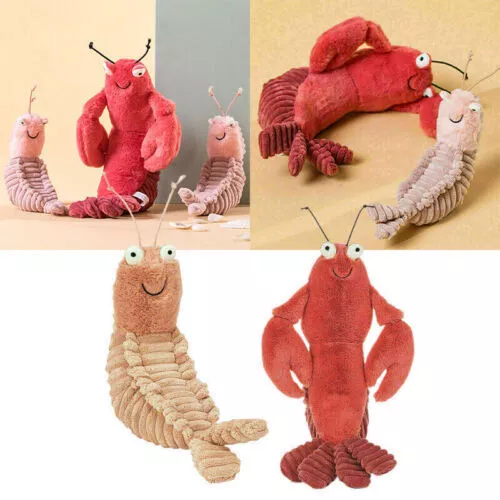 Sheldon Shrimp Plüsch Weiches Spielzeug Shrimp Puppen für Kinder Geschenke NEU A