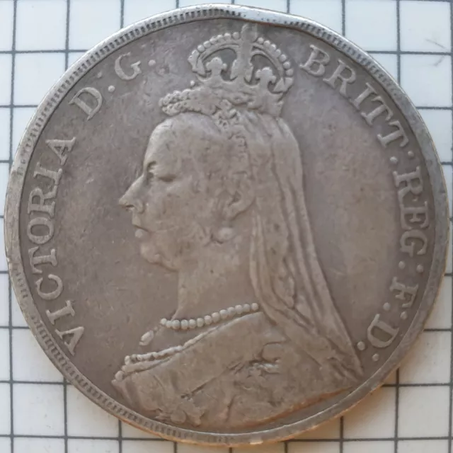 Great Britain Victoria Crown 1892 Silver Coin  pre 1920