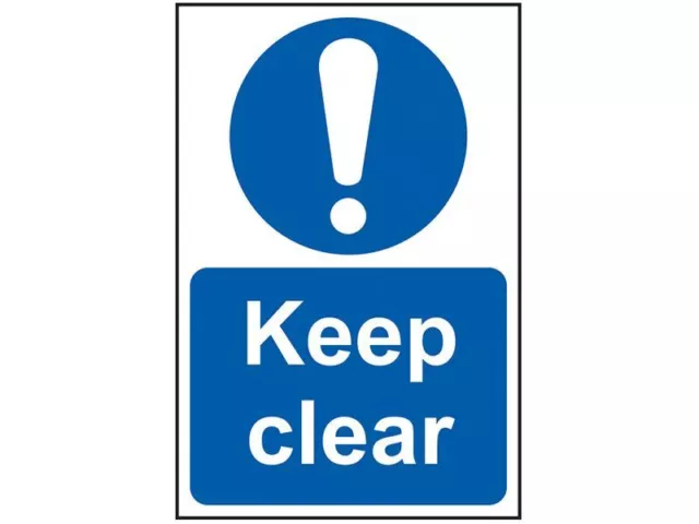 Scan - Keep Clear - PVC 200 x 300mm