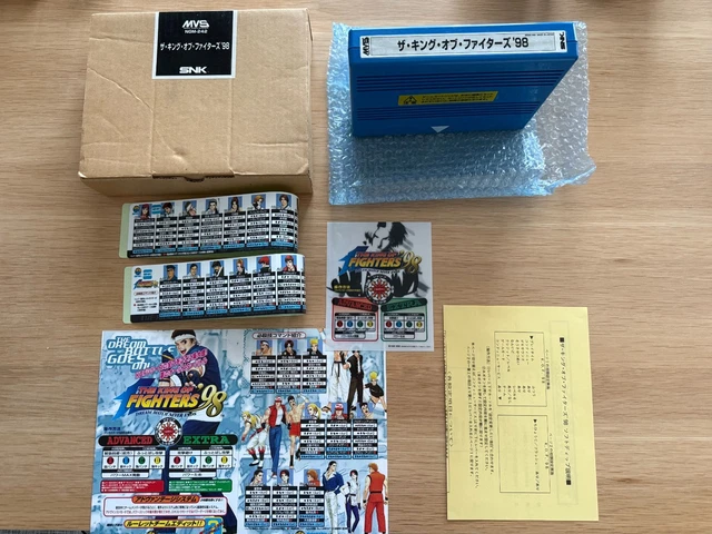 Boîte Et Artwork The King Of Fighters 98 – Neo Geo MVS – Set Japonais Original