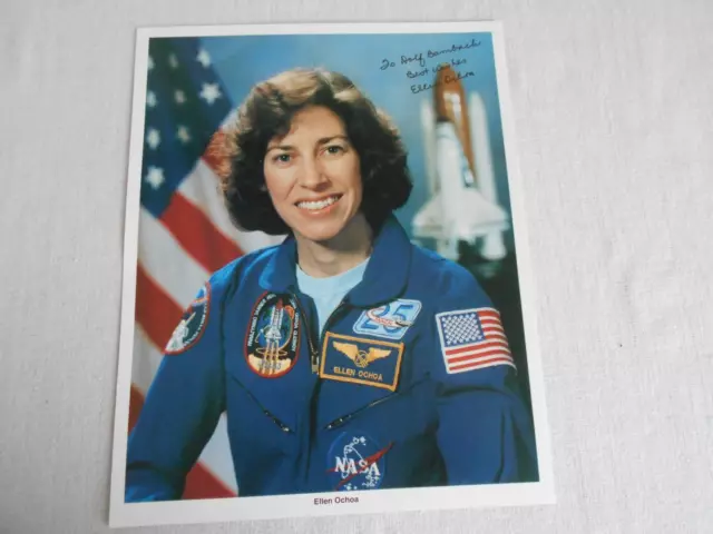 Shuttle NASA Litho original signiert Ellen Ochoa Space