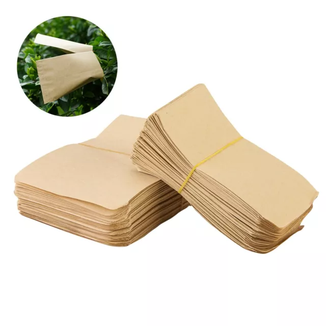 100 stücke Aufbewahrungsbeutel Kraftpapier Umschläge Tasche Mini Kraft Papie