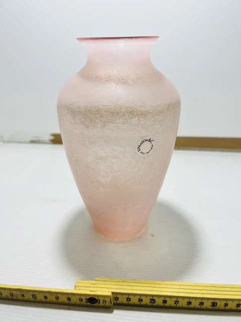VNason Murano Glass Blown Jar Hand Made Years ‘80 New, Vintage