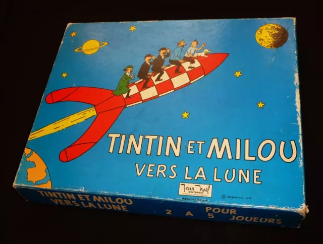 Jeu de société : Tintin et Milou vers la Lune