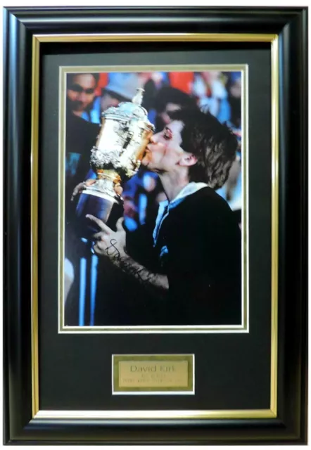 DAVID KIRK ALL BLACKS RUGBY LEGEND Signed Photo Framed Memorabilia