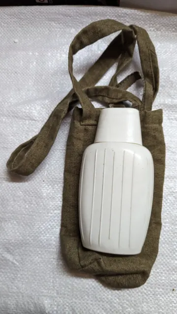 Vintage soviet army ussr soldier RARE plastic flask ~0.5L with new pouch A