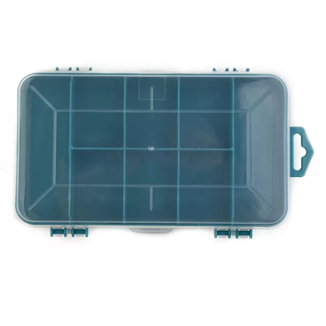 Compact Plastic Container for Storing Small Objects 8 Slot Organizer Box