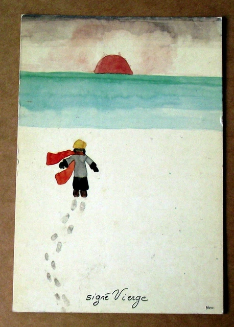 Carte postale Signé Vierge,astrologie,Nano,Graveline,postcard