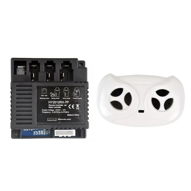 Kit Télécommande + Récepteur Pour Voiture électrique Enfant 6V/12V/24V – Compatible JR1705RX, JR1758RX, JR1922RXS Et Modèles RC – Appairage Facile