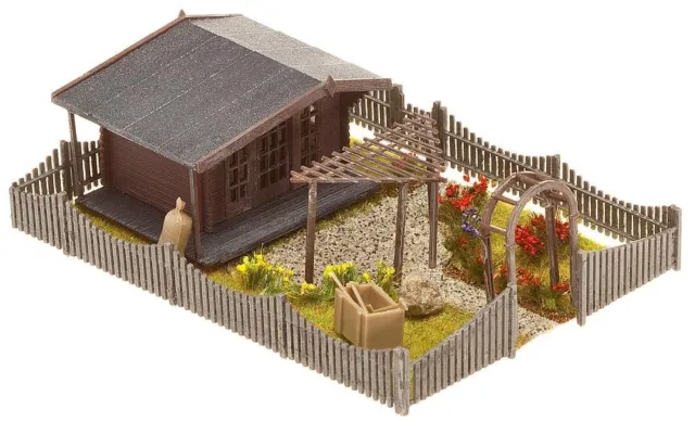 Faller 180491 Allotment with Summer House Scenery and Accessories