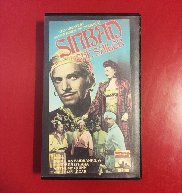 *SINBAD THE SAILOR vhs VIDEO CLASSICS Nostalgia Merchant Douglas