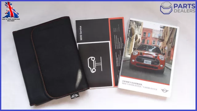 Genuine Mini 3 5 Door F55 F56 2018-2021 Owners Manual Handbook Service Book Pack