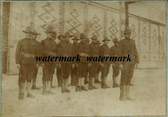 Original photo, Chalons-sur-Marne, US Infantry Regt. (50th.?) 1916/17