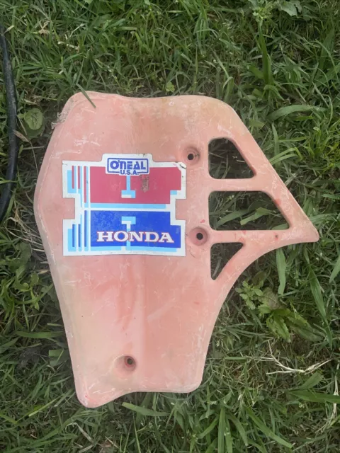 84 honda cr-250 right radiator shroud, oem, 19071-KA4-730