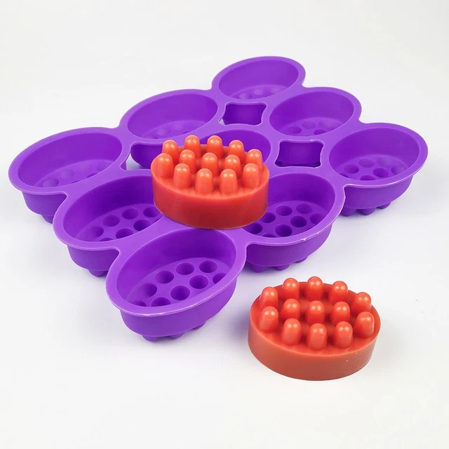 bricolage Silicone Résine Moules à savon Moule Huile essentielle Massothérapie