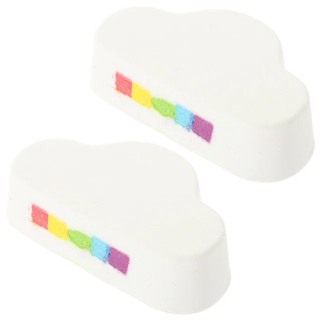 2 piezas baño en forma de nube baño baños bombas de espuma hogar sal de baño