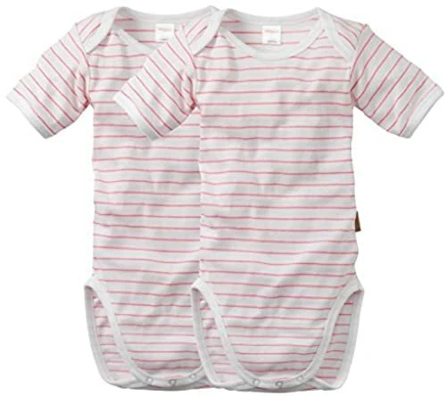 Wellyou Lot Set Body pour bebe-Body Manches Courtes-Enfant-Rose/Blanc/Rayures...